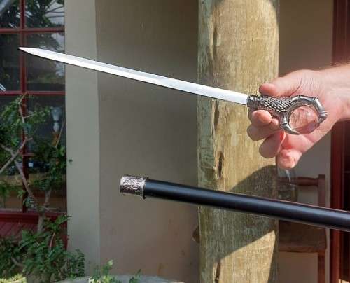 DRAGONS CLAW WALKING CANE DAGGER COMBO