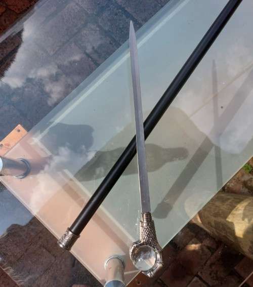 DRAGONS CLAW WALKING CANE DAGGER COMBO