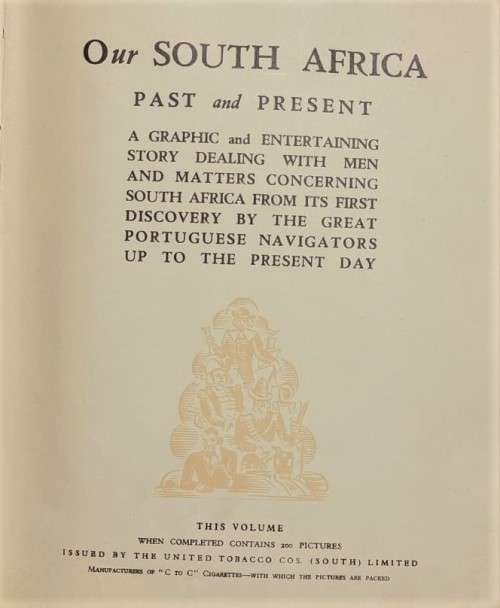 UNITED TOBACCO COMPANY 1938 EDITION WITH 200 CIGARETTE CARDS AND SOME OLD MAPS