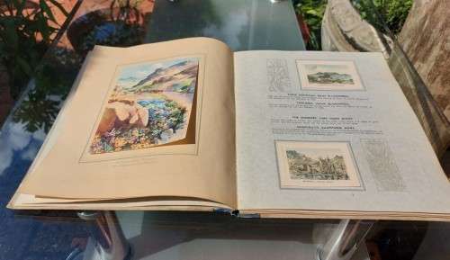 OUR LAND ONS LAND 1935 EDITION ISSUED BY THE UNITED TOBACCO COMPANY WITH 100 CIGARETTE CARDS PASTED