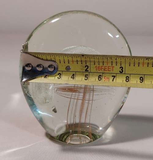 JELLEYFISH ART GLASS PAPERWEIGHT - SKILLFULLY HANDMADE
