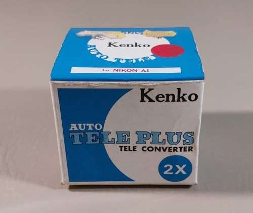 KENKO TELEPLUS 2X CONVERTER, FLASH AND HANDLE FOR NIKON F SERIES AND OTHER OLDER CAMERAS