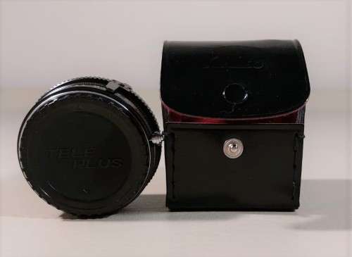 KENKO TELEPLUS 2X CONVERTER, FLASH AND HANDLE FOR NIKON F SERIES AND OTHER OLDER CAMERAS