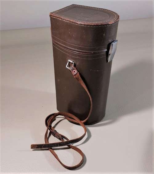 VINTAGE 1960S SIGMA 500MM F:8 TELEPHOTO LENS MADE IN JAPAN WITH ORIGINAL LEATHER CASE