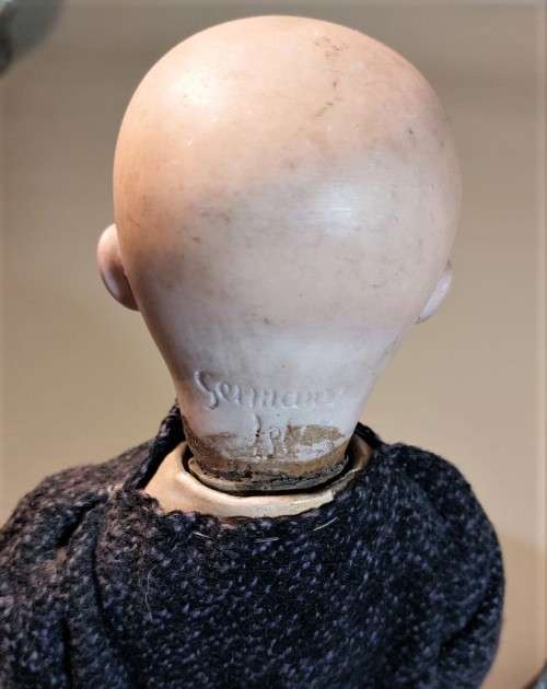 VERY RARE ANTIQUE 1920S HERMANN STEINER BYE LO BABY BISQUE DOLL MARKED GERMANY HS 245