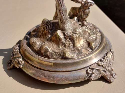 ANTIQUE WBC SILVERPLATED CENTREPIECE FRUIT STAND