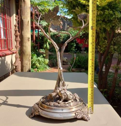 ANTIQUE WBC SILVERPLATED CENTREPIECE FRUIT STAND