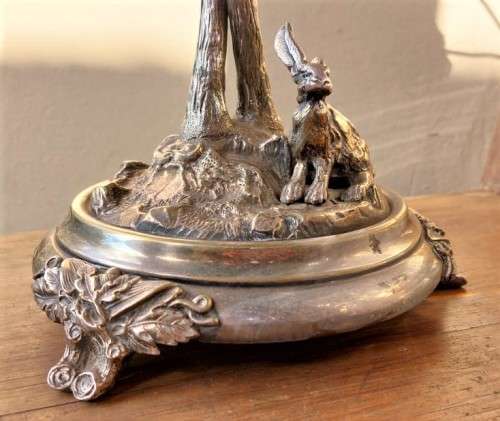ANTIQUE WBC SILVERPLATED CENTREPIECE FRUIT STAND