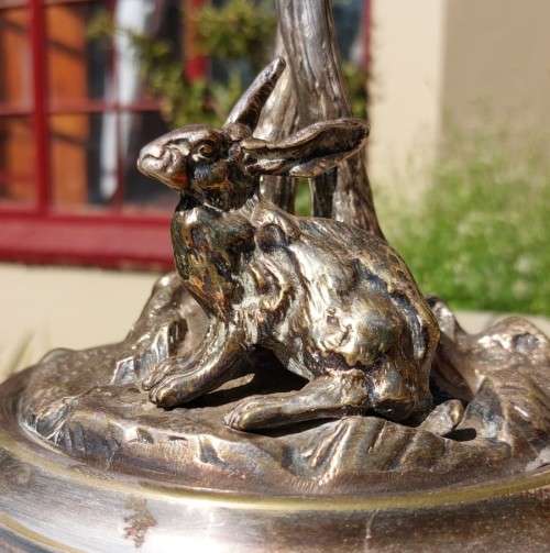 ANTIQUE WBC SILVERPLATED CENTREPIECE FRUIT STAND