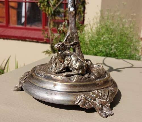 ANTIQUE WBC SILVERPLATED CENTREPIECE FRUIT STAND