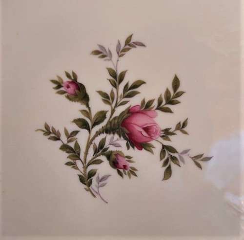 RARE 1940S ROSENTHAL SELB GERMANY SANSSOUCI PLATE WITH TWO HANDLES LARGE 32CM WIDE