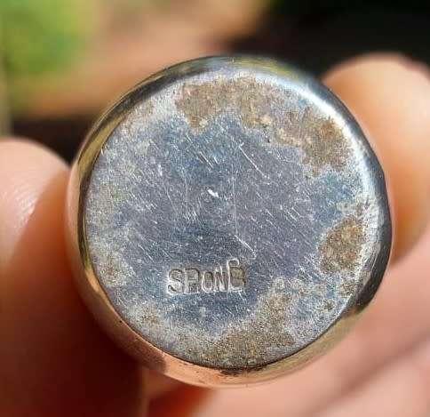 HEAVY LITTLE L.E.W. SILVERPLATED SALT AND PEPPER SHAKERS