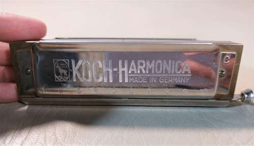 VINTAGE GERMAN HOHNER KOCH CHROMATIC HARMONICA IN GOOD WORKING CONDITION 1ST OF 2 ON AUCTION