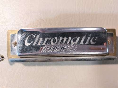 HOHNER KOCH CHROMATIC HARMONICA VINTAGE GERMAN IN GOOD WORKING CONDITION THE 2ND OF 2 ON AUCTION