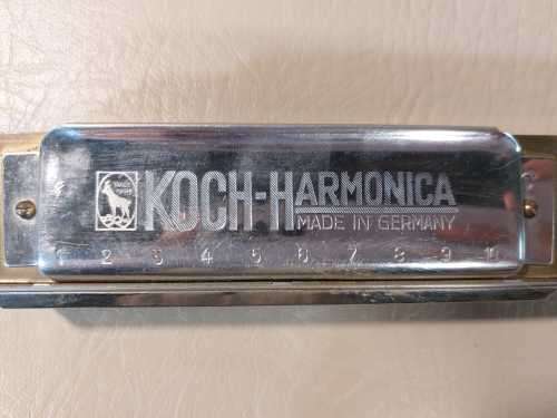 HOHNER KOCH CHROMATIC HARMONICA VINTAGE GERMAN IN GOOD WORKING CONDITION THE 2ND OF 2 ON AUCTION