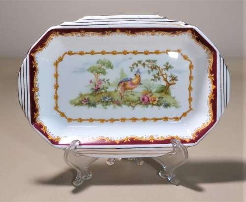 ROYAL ALBERT VINTAGE 1940S DIAMOND SHAPED CHELSEA BIRD PATTERN BON BON DISH