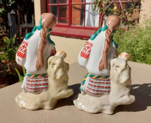 VINTAGE 1990S UKRANIAN KYIV PORCELAIN FIGURINES