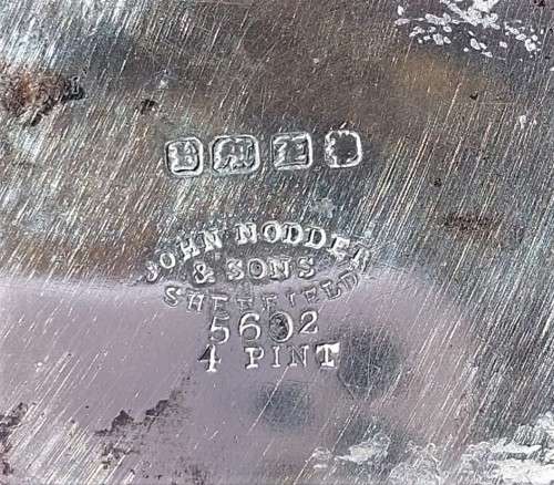 ANTIQUE 140 YEAR OLD NODDER AND SONS SHEFFIELD BRITTANIA METAL HOT WATER AND TEA URN