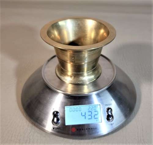 BATCH OF 7 BRASS AND COPPER ITEMS  ALL SOLID BRASS AND HEAVY FOR THEIR SIZE