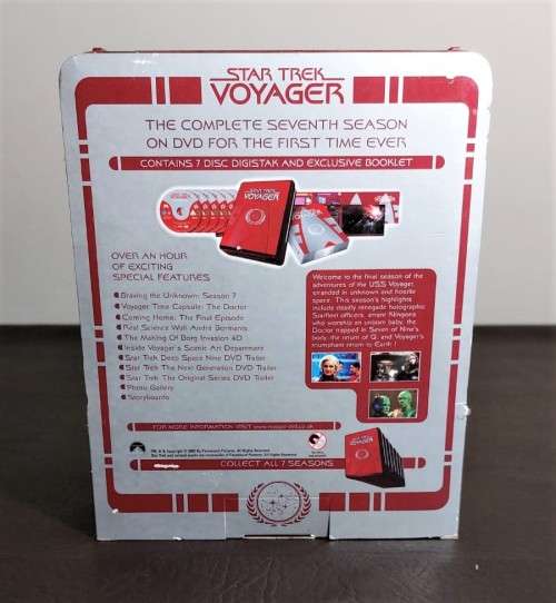 STAR TREK VOYAGER: THE COMPLETE SEASONS 1-7 IN 7 DVD BOX SETS