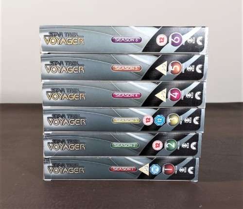 STAR TREK VOYAGER: THE COMPLETE SEASONS 1-7 IN 7 DVD BOX SETS