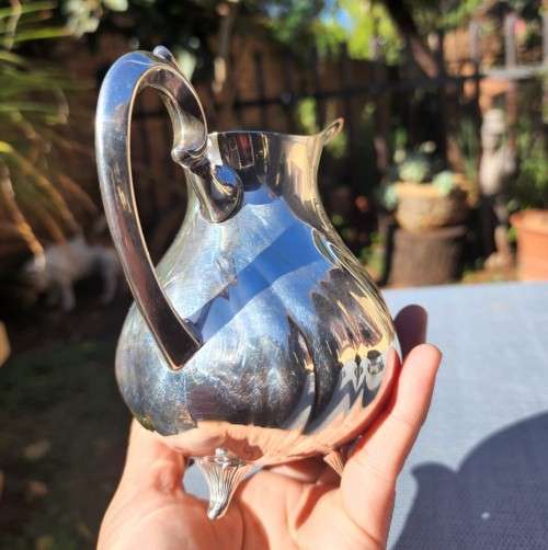 WMF GERMANY NEUSILBER MILK PITCHER IN AMAZING CONDITION VINTAGE (1935-1655)