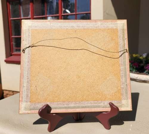 ANTIQUE 1820S SHEPHERD DESIGN AND RADCLIFF ENGRAVED PRINT WITH SOME HAND COLOURING  PARK VILLAGE