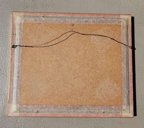 ANTIQUE 1820S SHEPHERD DESIGN AND BARBER ENGRAVED PRINT WITH SOME HAND COLOURING  CATHOLIC CHAPAL