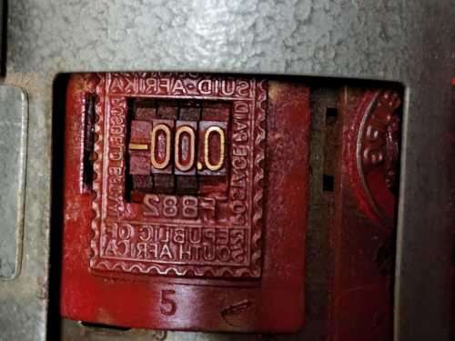 WHO NEEDS THE POST OFFICE? A COOL 1970S POSTAGE METER.