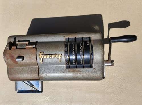 WHO NEEDS THE POST OFFICE? A COOL 1970S POSTAGE METER.