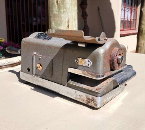 WHO NEEDS THE POST OFFICE? A COOL 1970S POSTAGE METER.