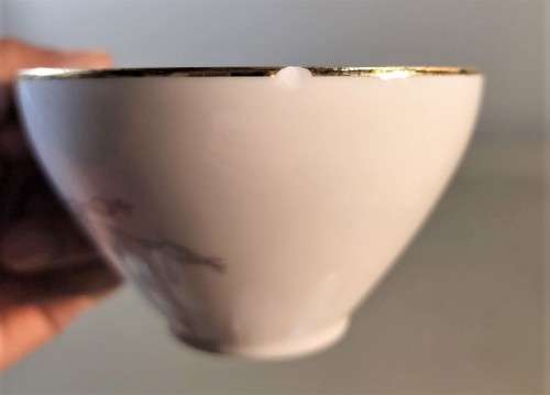 VINTAGE (1952-1965) GERMAN KPM KRISTER PORCELAIN 25 PIECE TEASET