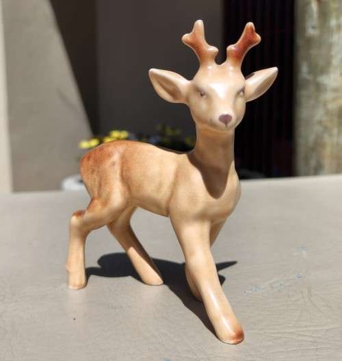 A CUTE CERAMIC BAMBI FIGURINE