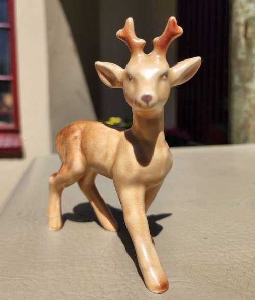A CUTE CERAMIC BAMBI FIGURINE