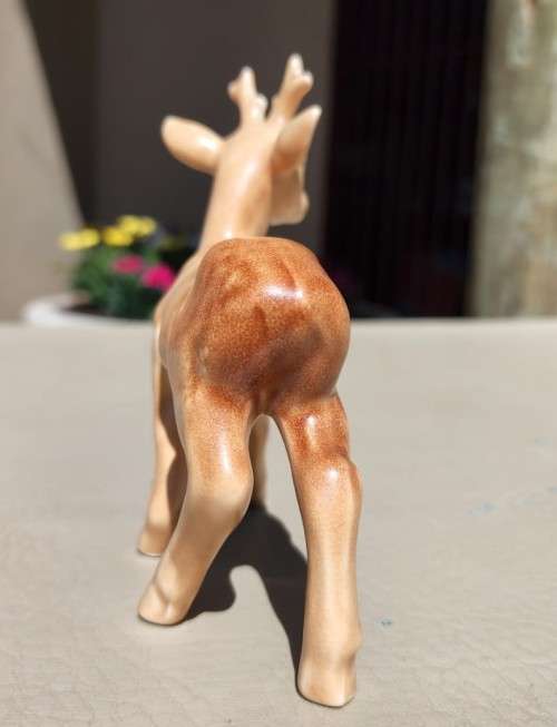 A CUTE CERAMIC BAMBI FIGURINE