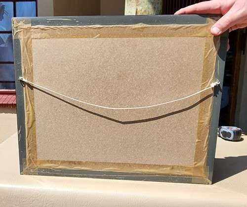 ZAPIRO CARTOON PRINT FRAMED AND SIGNED BY ARTIST IN PENCIL