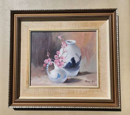 HENNIE UYS! GORGEOUS STILL LIFE OIL ON CANVAS  SA ART MASTER OF NAMAQUALAND