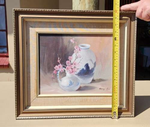HENNIE UYS! GORGEOUS STILL LIFE OIL ON CANVAS  SA ART MASTER OF NAMAQUALAND