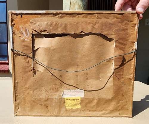 MOUNTAIN PASS 1980 ORIGINAL OIL PAINTING BY M DE JAGER (SA ARTIST)