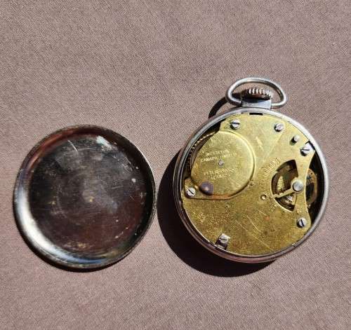 VINTAGE WESTCLOX 1962 ZOBO POCKET WATCH  STILL WORKING