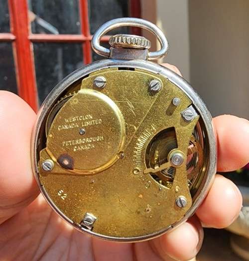 VINTAGE WESTCLOX 1962 ZOBO POCKET WATCH  STILL WORKING