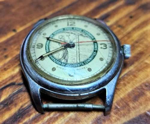 EXTREMELY RARE ERNEST BOREL TRANSVAAL AND ORANGE FREE STATE CHAMBER OF MINES WATCH ISSUED TO A H REX
