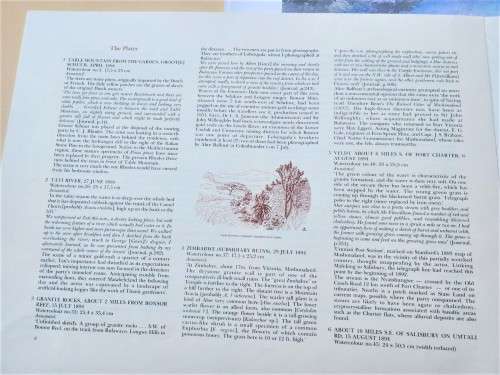 LIMITED EDITION NO 30 OF 500  ALICE BALFOUR RHODESIAN 1894 LANDSCAPE WATERCOLOURS