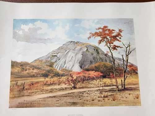 LIMITED EDITION NO 30 OF 500  ALICE BALFOUR RHODESIAN 1894 LANDSCAPE WATERCOLOURS