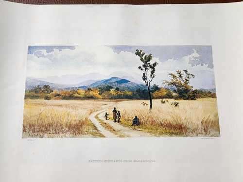 LIMITED EDITION NO 30 OF 500  ALICE BALFOUR RHODESIAN 1894 LANDSCAPE WATERCOLOURS