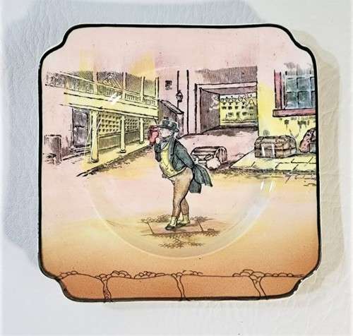 ROYAL DOULTON MR PICKWICK DICKENS SERIES PLATE FROM 1952 D6329 DESIGNED AND SIGNED BY CHARLES NOKE