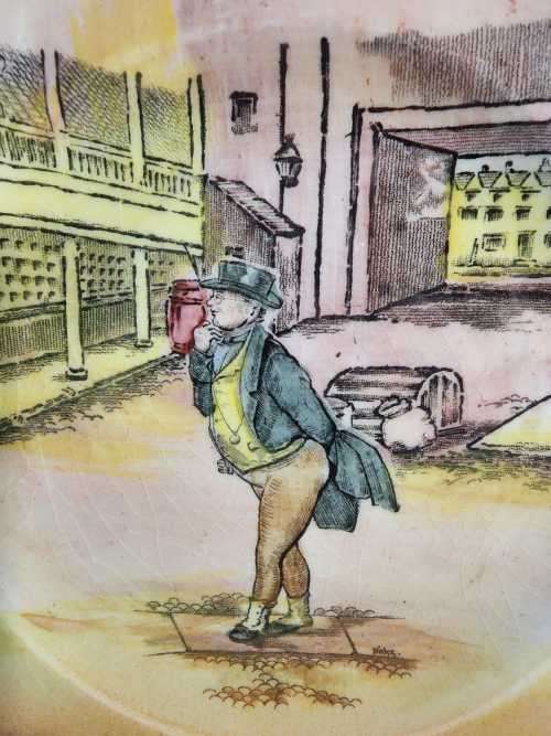 ROYAL DOULTON MR PICKWICK DICKENS SERIES PLATE FROM 1952 D6329 DESIGNED AND SIGNED BY CHARLES NOKE