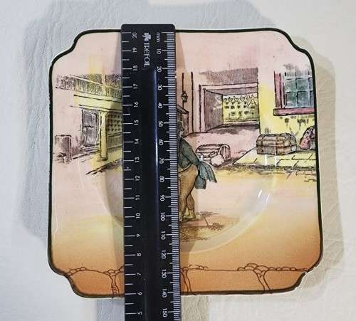 ROYAL DOULTON MR PICKWICK DICKENS SERIES PLATE FROM 1952 D6329 DESIGNED AND SIGNED BY CHARLES NOKE