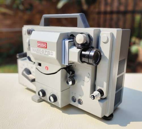 VINTAGE 1960S EUMIG MARK S712D 8MM FILM PROJECTOR MADE IN AUSTRIA WORKING