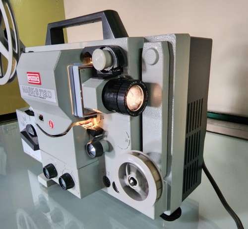VINTAGE 1960S EUMIG MARK S712D 8MM FILM PROJECTOR MADE IN AUSTRIA WORKING